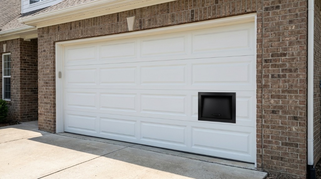 Package hatch installation example 1